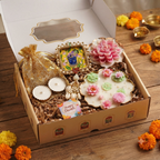 Diwali Gift Hamper, Luxury Urli Candle, Shubh Labh Wall Hanging, Handcrafted Festive Decor Box, Indian Housewarming & Return Gift