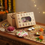 Diwali Gift Hamper, Luxury Urli Candle, Shubh Labh Wall Hanging, Handcrafted Festive Decor Box, Indian Housewarming & Return Gift