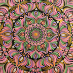 Original Hand-painted Dot Art Mandala Painting – | Wall Art | wall painting