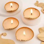 Diya Candle Set of 4 – Diwali Home Decor, Urli Style