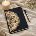 Original Mandala Dot Art Journal -Handpainted Notebook -Personalized Undated planner -Manifestation Journal-Hardcover book- A5 -160 pages