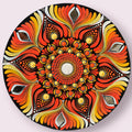 Original Hand-painted Dot Mandala Painting | 8-Inch Boho Decor