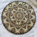 Original handpainted Mandala Dot art Painting 12" Round wood base | Wall art | | Home and living | Wall painting