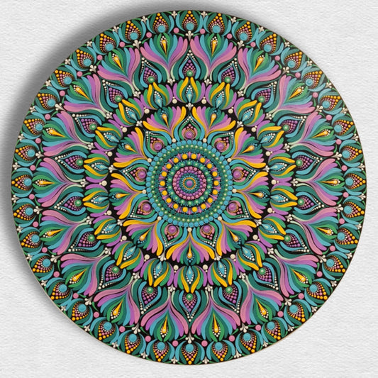 Original Hand-painted Dot Art Mandala Painting – wall art , home decor personalized gift for her, mandala art , indian wall art