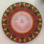 Original handpainted shree radha Dot Art Mandala painting 12 inches