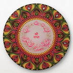 Original handpainted shree radha Dot Art Mandala painting 12 inches